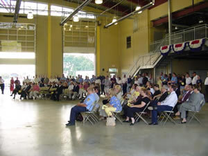 Listening to guest speakers